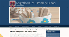 Desktop Screenshot of knightlowprimary.co.uk