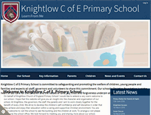 Tablet Screenshot of knightlowprimary.co.uk